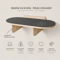 Drapak ścienny dla kota | półka do leżenia i drapania | OVALSLEEP