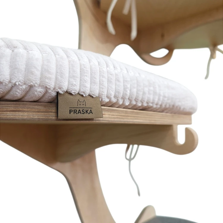 STOKROTKA TRIO z gniazdkiem | mebel - ścienny drapak dla kota premium