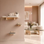 Wall-mounted cat scratching post | cat shelf set | SET 9 | available variants
