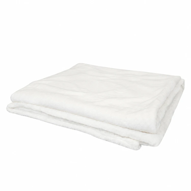 Ciepły koc premium PUFFY | biały, ciepły, puszysty |