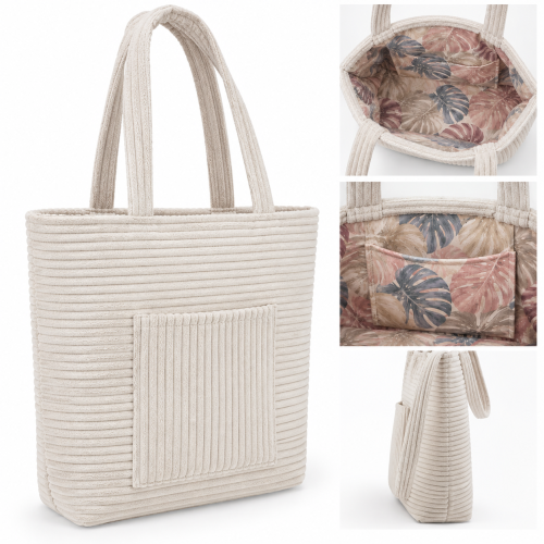 Torba LUNA | premium soft tote, duża | PRASKA HOME