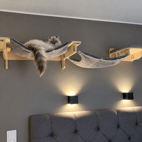 Hamak CONNECT 70×38 cm | element łączący półki ścienne