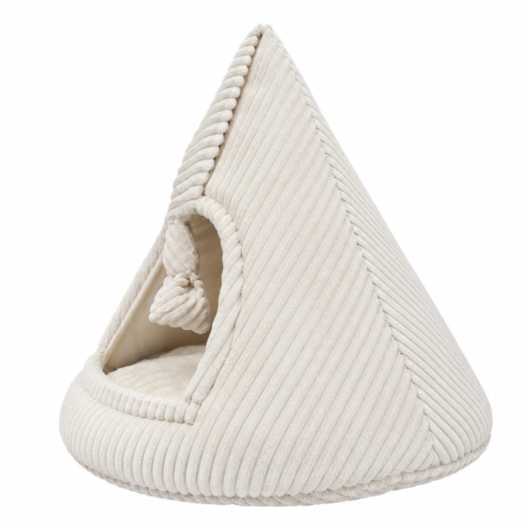 Budka dla kota RATTLE CAT CAP | domek z zabawką | stabilna