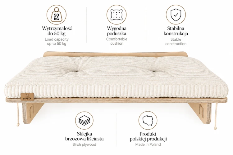 Półka dla kota na ścianę CLASSIC Shelf