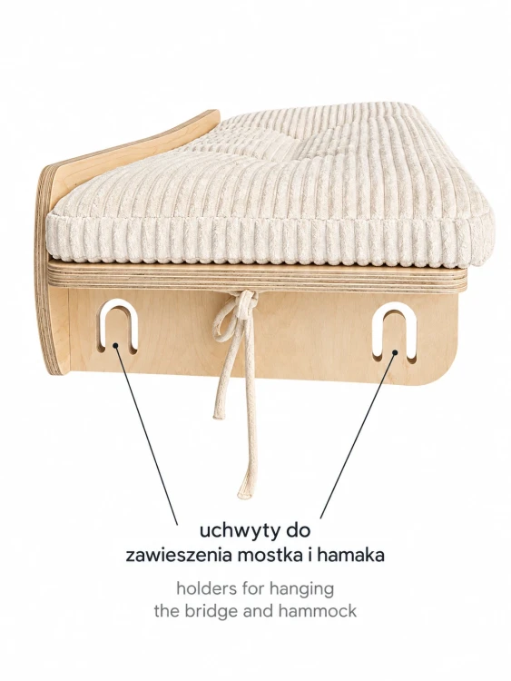 Półki na ścianę dla kota SHELF CLASSIC ZESTAW M | drapak ścienny dla kota