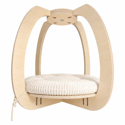 Półka dla kota na sufit | park linowy dla kota | designerska półka CIRCLE XL