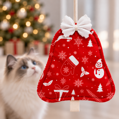 DZWONECZEK BIMBAM CHRISTMAS | świąteczna zabawka dla kota