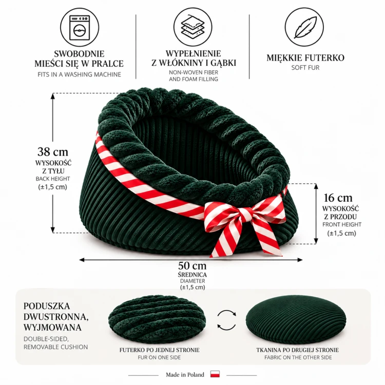 HIDE'IN GOODY CHRISTMAS | Świąteczne legowisko dla kota