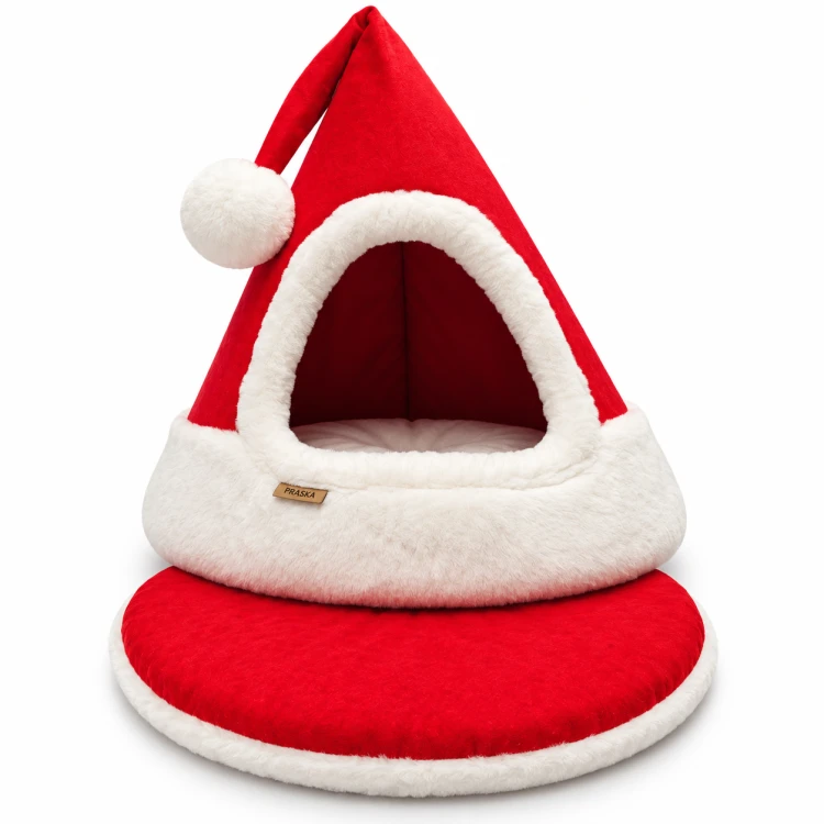 CAT CAB SANTA CLAUS – świąteczna budka dla kota | Ø 50 cm
