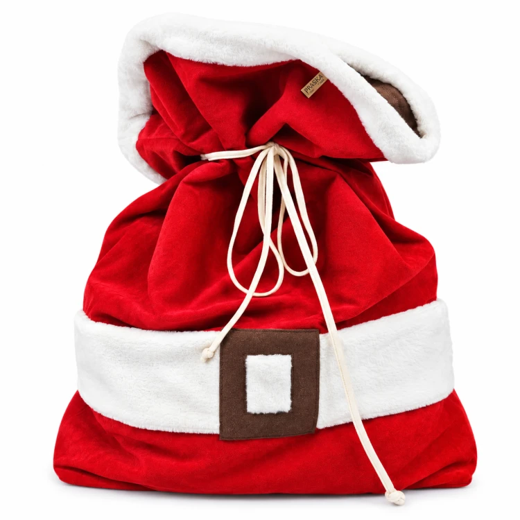 Santa’s Gift Sack – duży świąteczny worek na prezenty XL | 90× 68 cm