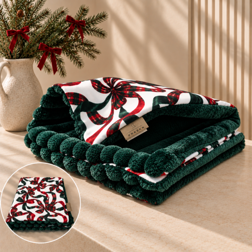 Kocyk świąteczny dla kota i psa 50x60 | COZY CHRISTMAS PRASKA