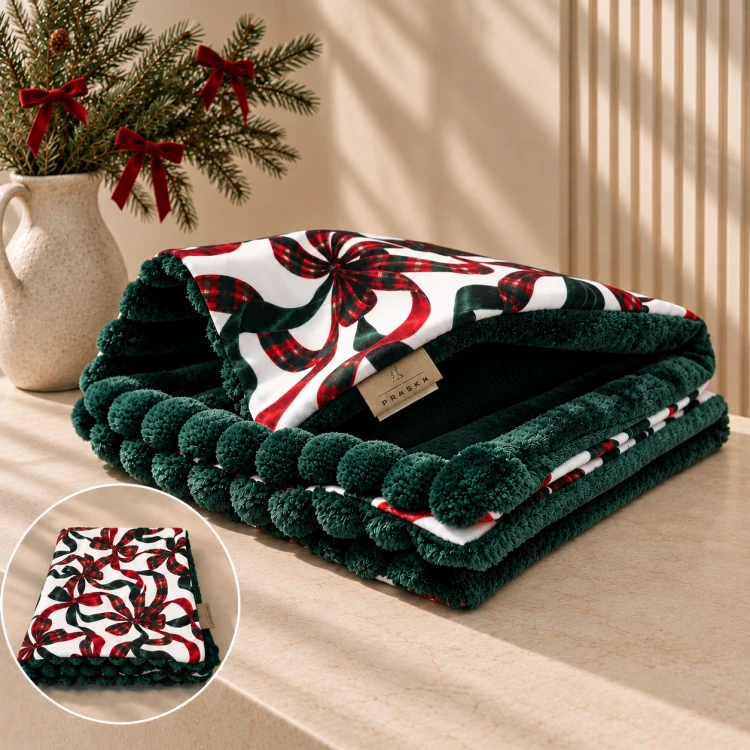 Kocyk świąteczny dla kota i psa 50x60 | COZY CHRISTMAS PRASKA