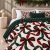 Koc COZY CHRISTMAS TERMO 140 × 200 cm | PRASKA, wyjątkowo ciepły koc z futrem i warstwą termoizolacyjną