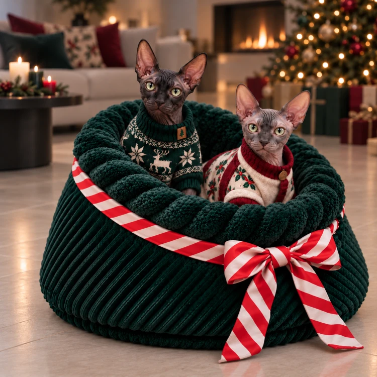 HIDE'IN GOODY CHRISTMAS | Świąteczne legowisko dla kota