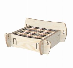 WALL SHELF XL WITH DEN (without cat pattern)