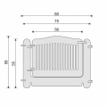 Panel bramka kojca dla kociąt | wys. 55 cm | moduł