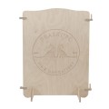 Panel kojca dla kociąt z logo hodowli | wys. 75 cm | moduł