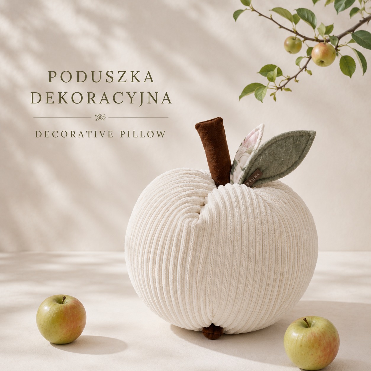 Poduszka dekoracyjna Apple